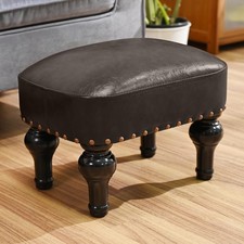 Leather Ottoman