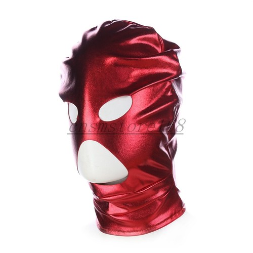 Black red wet look - red, mask