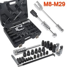 Universal Diesel Fuel Injector Puller Car Truck Extractor Removal Tool Kit Set