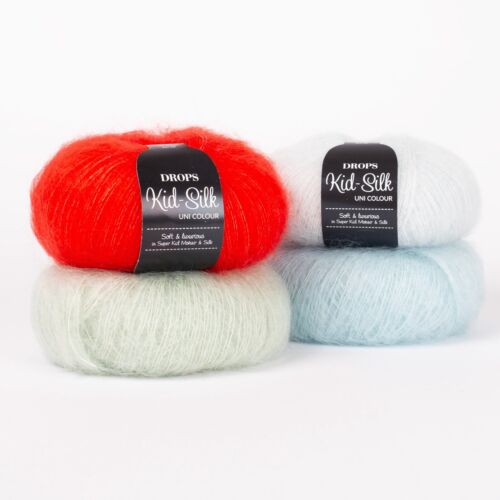 Fluffy mohair silk yarn - fluffy,