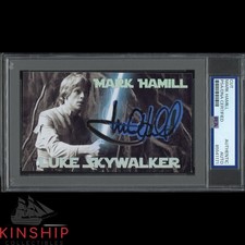 Mark Hamill signed Cut 3x5