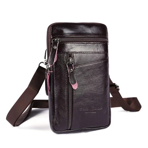 Men genuine leather - genuine, phone