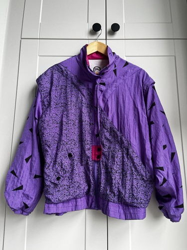 Vintage 80s purple shell suit - shell,