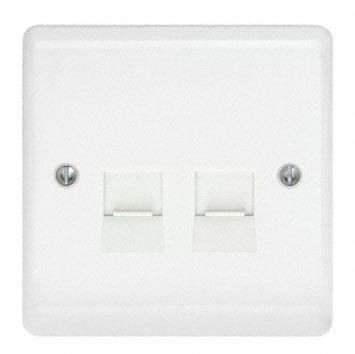 Double gang rj45 - gang, 5