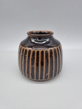 A Studio Pottery, Fluted Squat