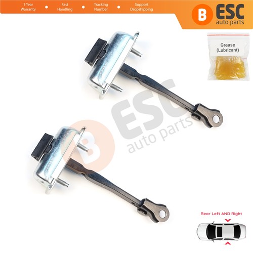 Rear door stop - 2x, assy