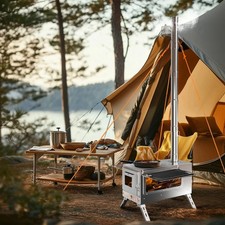 Portable wood burning cooking - wood,