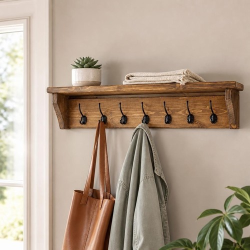 Wooden decorative coat - wooden,