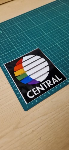 Central 80s sticker decal - tv,