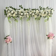 100cm Luxury White Rose
