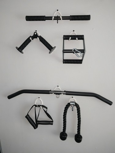 Cable machine attachment wall - cable,