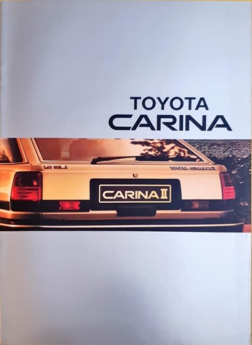 Toyota carina brochure 1985 - carina, ii
