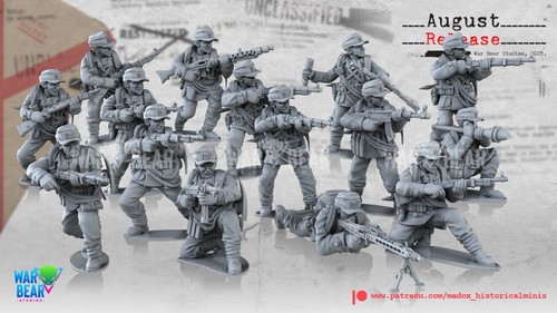 28mm ww2 gebirgsjager german - ww2,