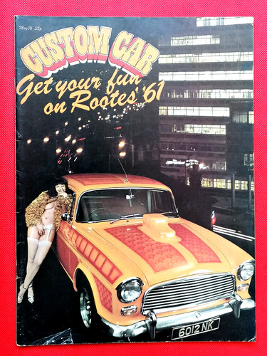 Custom car magazine may - magazine, 1976