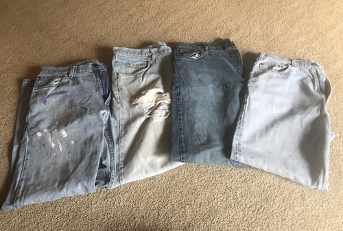 Scrap denim salvage - jeans, diy