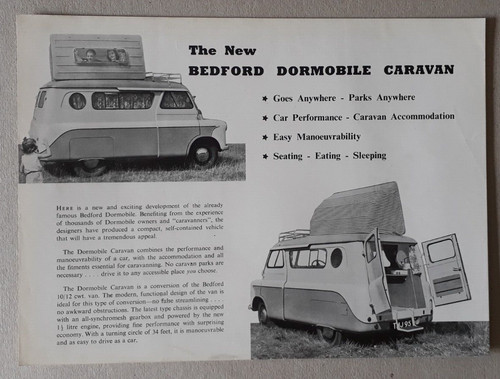 Bedford dormobile caravan - bedford, ca
