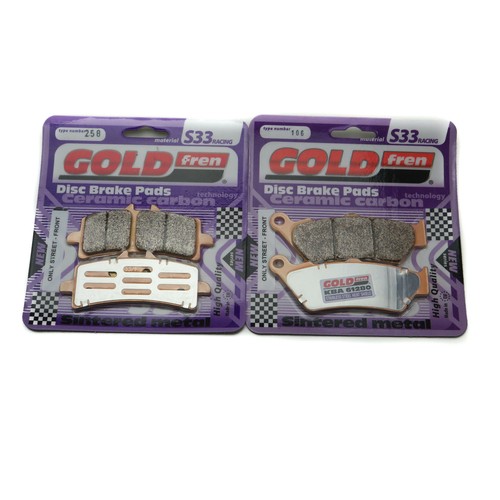 Goldfren s33 brake pads front - s33,