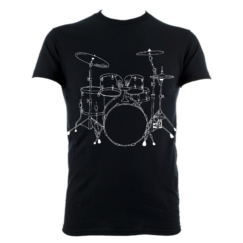 Drum kit shirt - drum, high