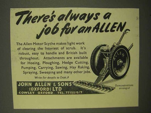 1954 john allen - allen, scythe