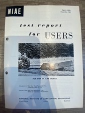 NIAE Test Report for Users New Idea 271 FLail Mower Report 489 Dec 1965