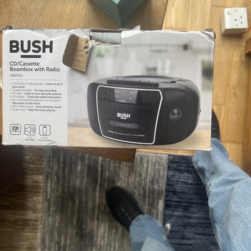 Bush radio cassette boombox - cd,