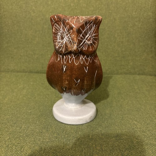 Craw arran pottery owl - owl, mid