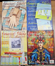 Somerset Studio Magazine Lot Of 4 2008-2014 Great shape Mixed Media Paper Art