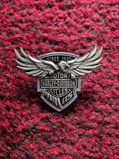 HARLEY DAVIDSON 115th Anniversary Pin Badge Motorcycle Soaring Eagle Bar Shield