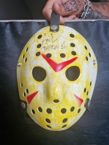 Ari lehman signed mask jason - mask,