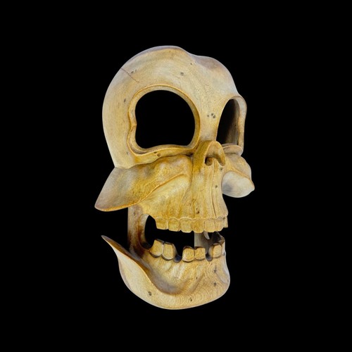 Gothic abstract wooden - wooden, skull