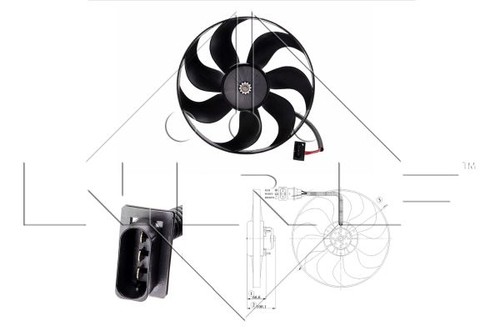 Genuine nrf radiator fan - genuine, for