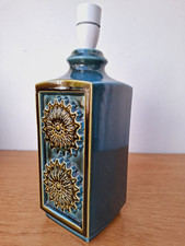 Vintage Mid Century 70s 80s Blue Green Danish Style Grayshott KP Studio Lamp