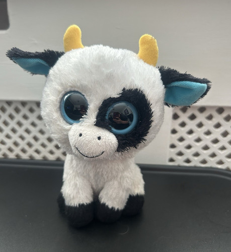 Plush cow soft toy - cow, small