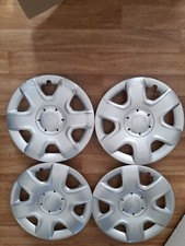 Skoda roomster octavia wheel trims hub caps wheel covers,  4x set, 15"