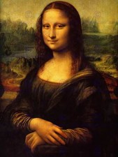 Di Ser Piero Da Vinci Mona Lisa Old Master Art Painting Print 12X16 Inch 1888Om