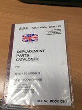 Bsa A7 A10 Spares Book New