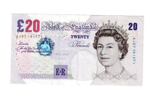 Lowther banknote elgar - £20, banknote,