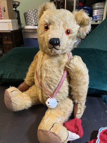 Straw filled teddy chiltern - filled,