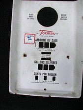 Vintage Tokheim Gas Pump Face