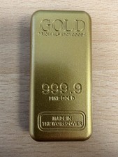 Novelty Gold Bar with No