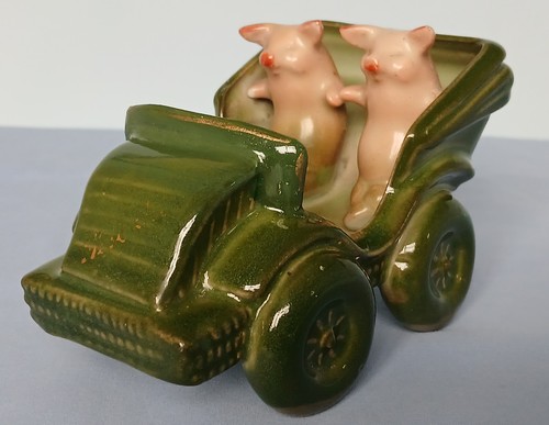 Vintage german pottery fairing - german,