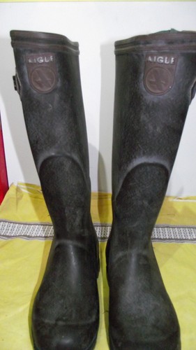 Aigle soft rubber wellingtons - rubber,