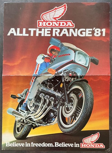 Honda motorcycles range inc - honda,