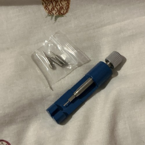 Blue watch link - link, pin