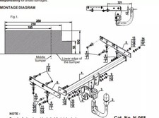 Detachable Swan Neck Tow Bar