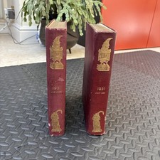 2 x 1931 year Punch bound book