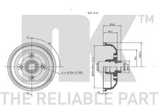 Genuine NK Rear Right Brake
