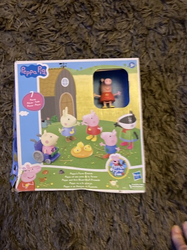 Peppa pig farm friends 7pc - farm,