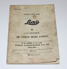 LISTER ST 1-2-3 Cylinder Air