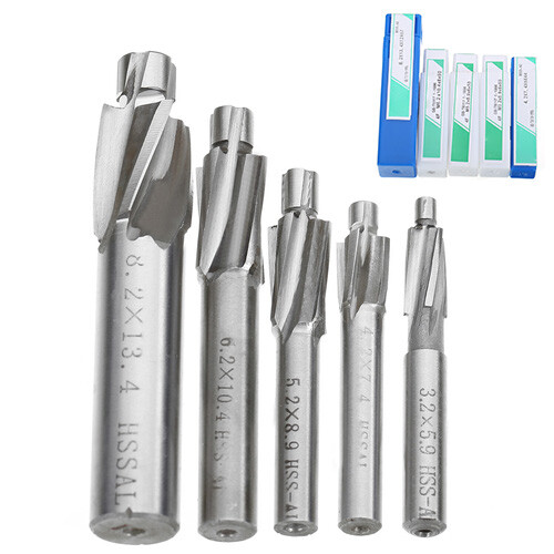 5pcs hss pilot slotting - 5pcs,